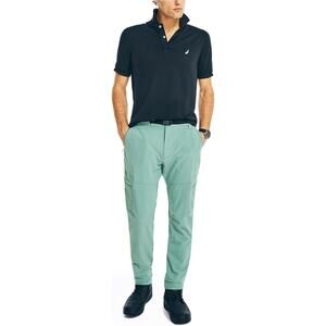 Nautica Men's Navtech Utility Pants Seaside Fire 42W x 32L Performance Stretch